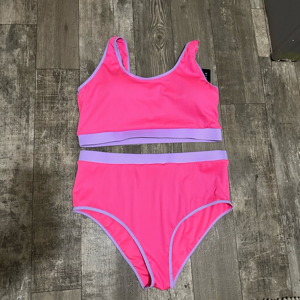 New Pink and Purple Swim Set